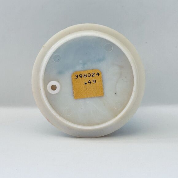 Vtg Christmas Plastic Snow Globe Flocked Santa Reindeer Candy Holder Retro MCM - Picture 10 of 12